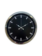 Zentime 40 Cm Krom Şık Duvar Saati