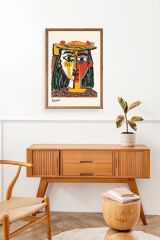Picasso Ahşap Çerçeveli Tablo 50 x 70