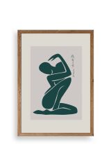 Modern Ahşap Çerçeveli Tablo 50 x 70