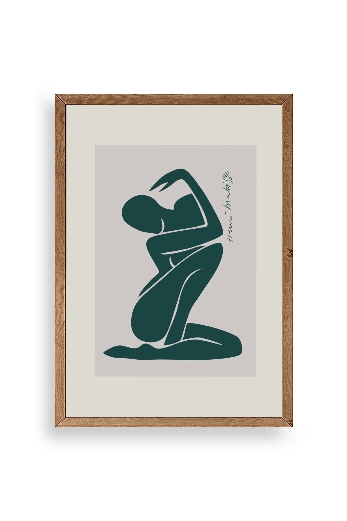 Modern Ahşap Çerçeveli Tablo 30 x 42