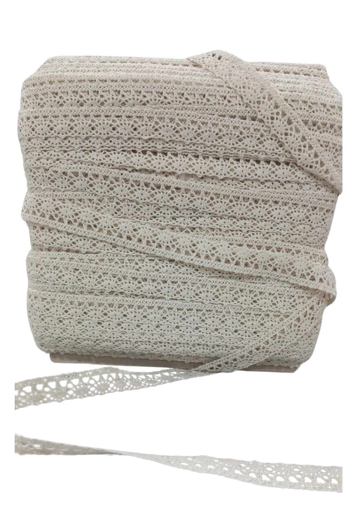 Kopanaki Dantel en 6 cm Krem 1 Metre