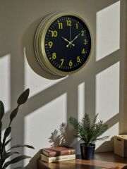 Zentime 40 Cm Metal Eskitme Klasik Duvar Saati