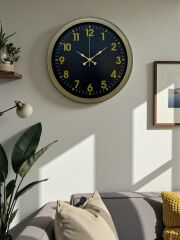 Zentime 40 Cm Metal Eskitme Klasik Duvar Saati