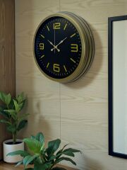 Zentime 40 Cm Metal Eskitme Vintage Duvar Saati