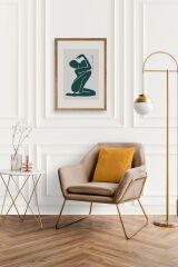 Modern Ahşap Çerçeveli Tablo 23 x 30