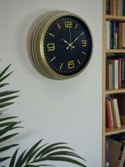 Zentime 40 Cm Metal Eskitme Vintage Duvar Saati