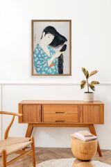 Hashiguchi Goyo Ahşap Çerçeveli Tablo 30 x 42