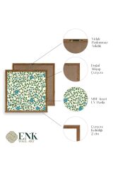 Çiçek Ahşap Çerçeveli Tablo 42 x 42