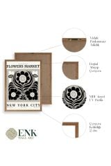 Çiçek Ahşap Çerçeveli Tablo 30 x 42