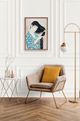 Hashiguchi Goyo Ahşap Çerçeveli Tablo 30 x 42