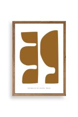 Soyut Ahşap Çerçeveli Tablo 17 x 23