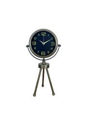 Zentime Eskitme Vintage Üç Ayaklı Masa Saati