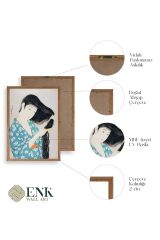 Hashiguchi Goyo Ahşap Çerçeveli Tablo 17 x 23