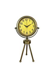 Zentime Eskitme Vintage Üç Ayaklı Masa Saati