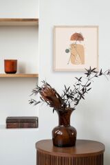 Modern Ahşap Çerçeveli Tablo 42 x 42