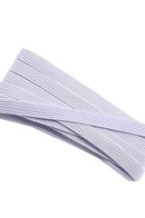 Lastik En 3 cm 10 Metre Beyaz