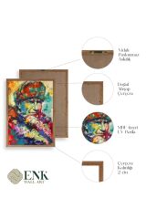Atatürk Ahşap Çerçeveli Tablo 17 x 23