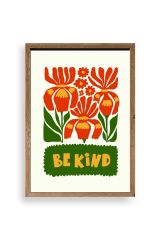 Motto Ahşap Çerçeveli Tablo 23 x 30