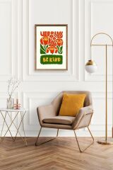 Motto Ahşap Çerçeveli Tablo 23 x 30