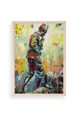 Atatürk Ahşap Çerçeveli Tablo 50 x 70