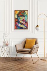 Atatürk Ahşap Çerçeveli Tablo 30 x 42