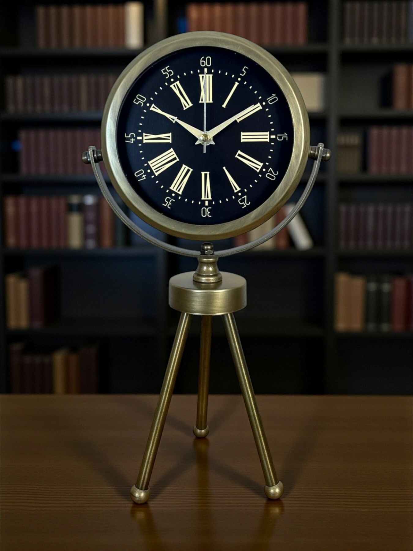 Zentime Eskitme Vintage Üç Ayaklı Duvar Saati