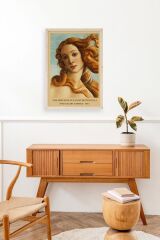 Kadın Ahşap Çerçeveli Tablo 23 x 30