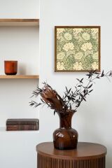 Çiçek Ahşap Çerçeveli Tablo 23 x 23