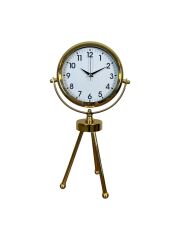 Zentime Gold Lüks Üç Ayaklı Masa Saati