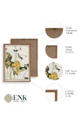 Marsh Marigold Ahşap Çerçeveli Tablo 50 x 70