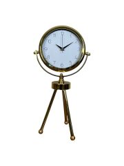 Zentime Gold Lüks Üç Ayaklı Masa Saati