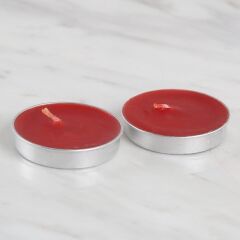 Loren 2'li Tealight Mum Kırmızı