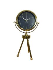 Zentime Gold Lüks Üç Ayaklı Masa Saati