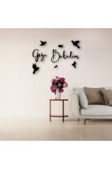 Göğe Bakalım Yazılı Ahşap Tablo 50 x 41