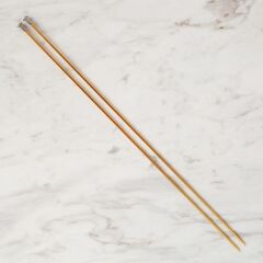 Loren Crafts 2,5 mm 35 cm Sarı Metal Örgü Şişi - L