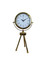 Zentime Gold Lüks Üç Ayaklı Masa Saati