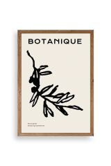 Yaprak Ahşap Çerçeveli Tablo 50 x 70