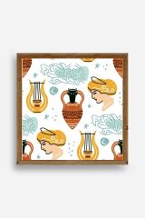 Roma Ahşap Çerçeveli Tablo 23 x 23