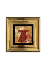 Kaftan ve Tuğra Çerçeveli Taş Tablo 20 cm