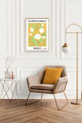 Çiçek Ahşap Çerçeveli Tablo 17 x 23