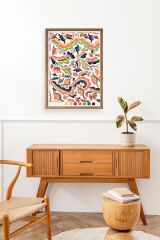 Etna Wiswall Ahşap Çerçeveli Tablo 50 x 70