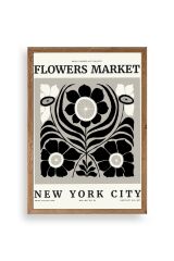 Çiçek Ahşap Çerçeveli Tablo 50 x 70