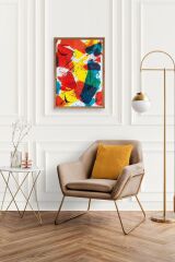 Mordern Ahşap Çerçeveli Tablo 30 x 42