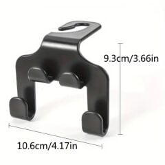 BUFFER® Oto Koltuk Arkası Düzenleyici Organizer Askılıklı Telefon,Tablet Tutucu