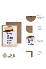 Motto Ahşap Çerçeveli Tablo 23 x 30