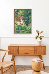 Paul Cezenne Kalender Ahşap Çerçeveli Tablo 17 x 23