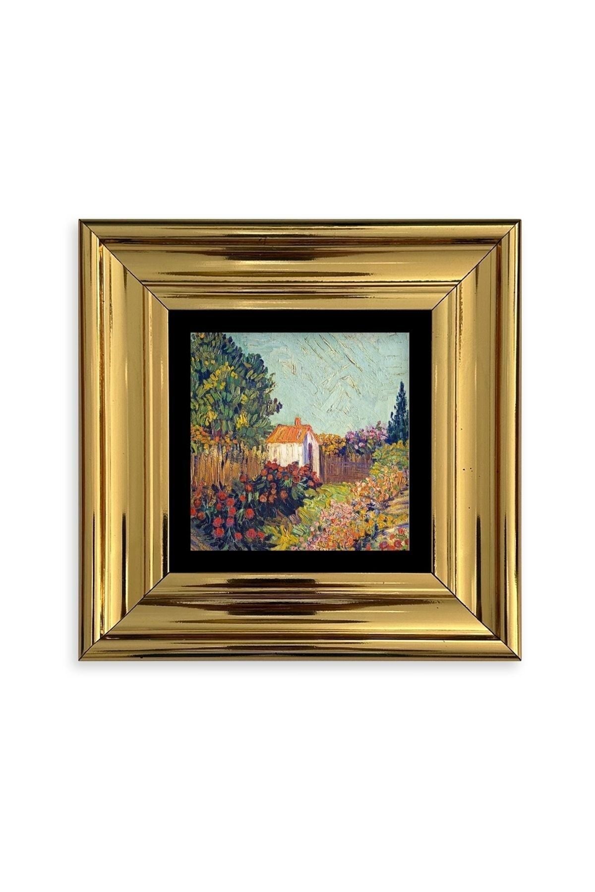 Van Gogh Çerçeveli Taş Tablo 20 cm