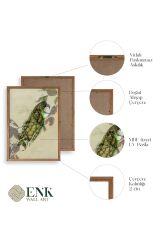 Kuş Ahşap Çerçeveli Tablo 30 x 42