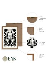 Çiçek Ahşap Çerçeveli Tablo 30 x 42