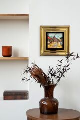 Van Gogh Çerçeveli Taş Tablo 20 cm